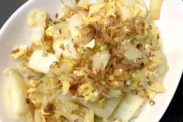 冷蔵庫の残り物で簡単副菜 白菜と卵炒め レシピ 作り方 By あお1107 クックパッド 簡単おいしいみんなのレシピが364万品