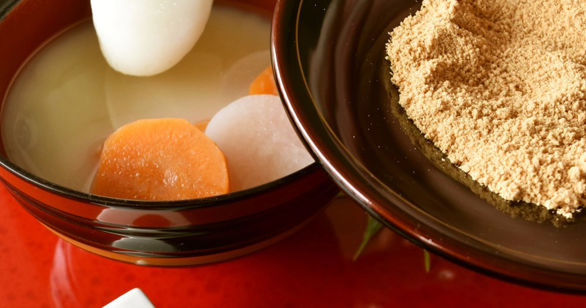 きな粉雑煮(奈良県郷土料理) by 乾物レシピ・山城屋 【クックパッド】 簡単おいしいみんなのレシピが320万品