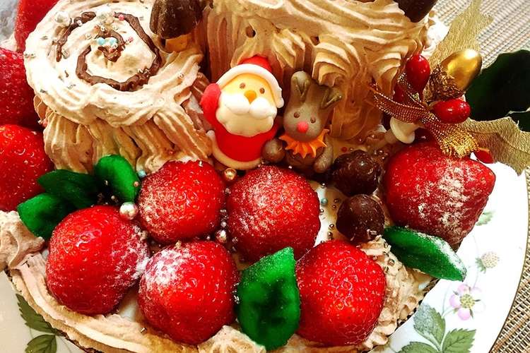 ２０１９ クリスマス 切り株つきケーキ レシピ 作り方 By おうちごはん クックパッド 簡単おいしいみんなのレシピが366万品