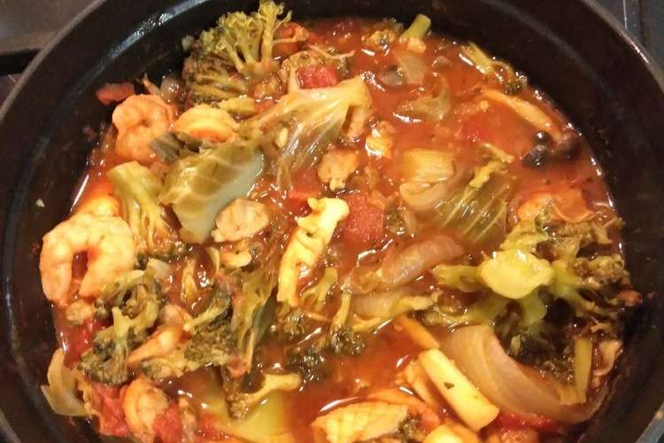 ブイヤベース風無水スープ Staub レシピ 作り方 By An Zuちゃん クックパッド 簡単おいしいみんなのレシピが366万品