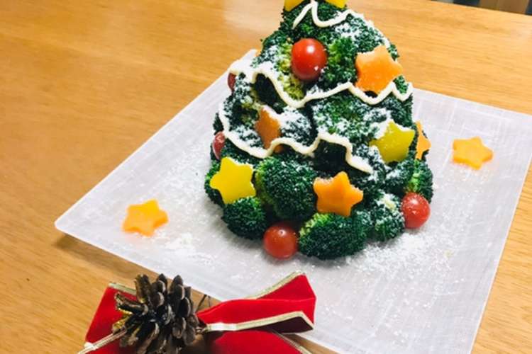 簡単 ブロッコリーのクリスマスサラダ レシピ 作り方 By さなベル クックパッド