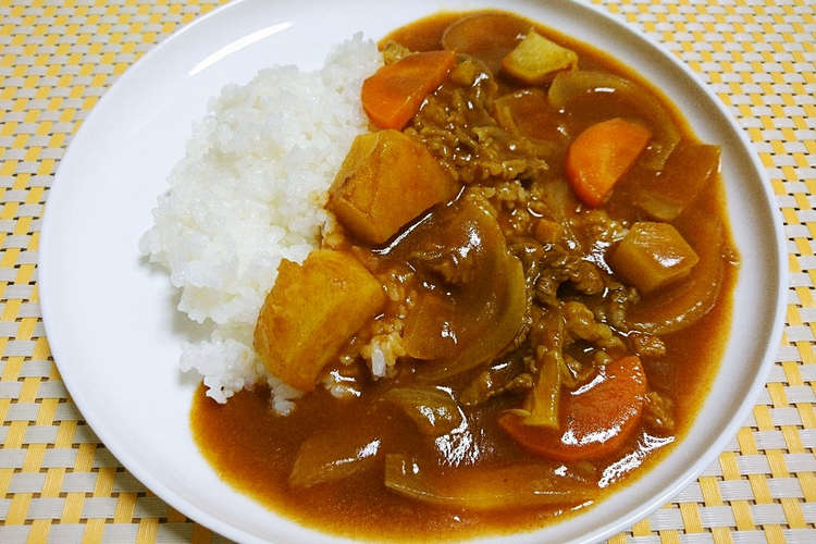 野菜ジュースで絶品 栄養価が高いカレー レシピ 作り方 By ポテチ犬 クックパッド