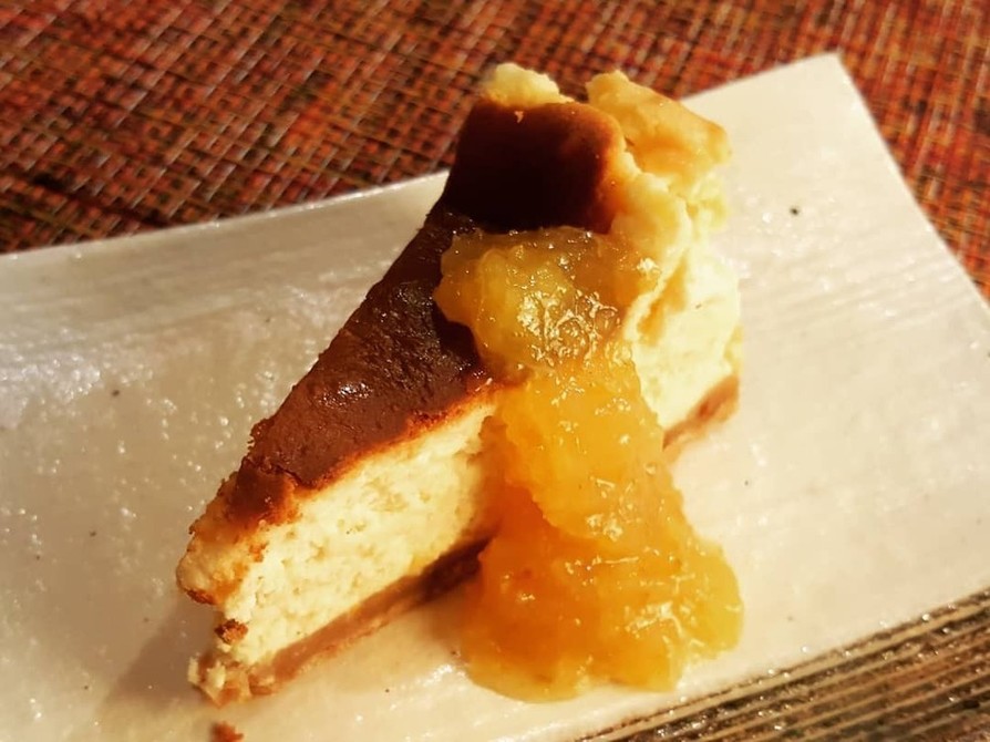 柚子のチーズケーキ。(o^^o)♪の画像