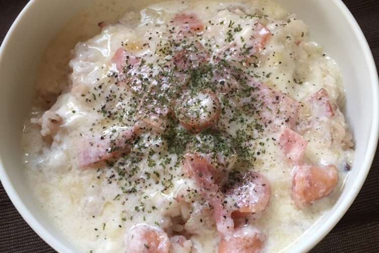 チーズご飯 牛乳卵白消費にランチ レシピ 作り方 By Rionaのおうち飯 クックパッド 簡単おいしいみんなのレシピが352万品