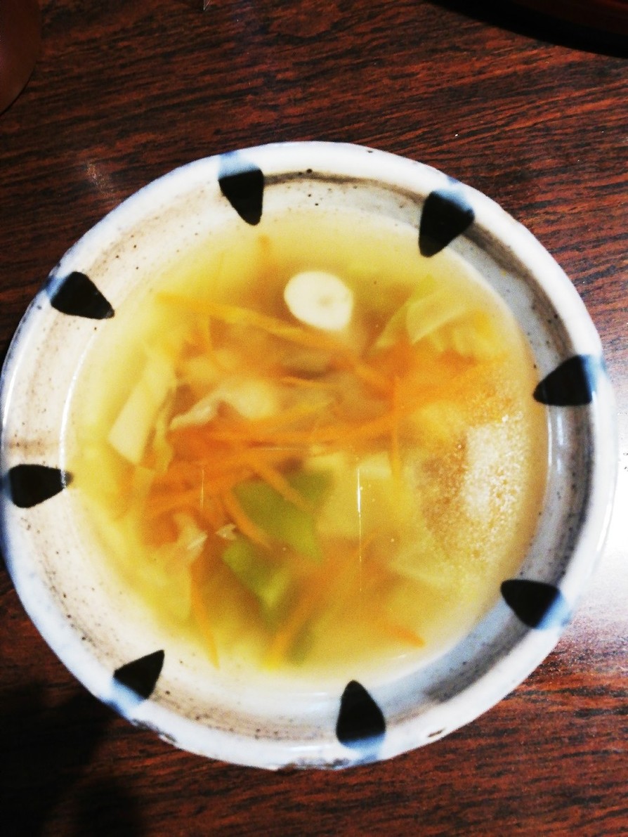 エリンギの野菜スープの画像