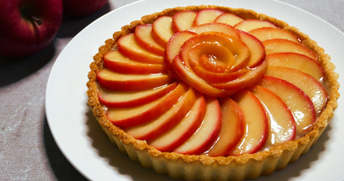 グルテンフリーのアップルタルトのレシピ