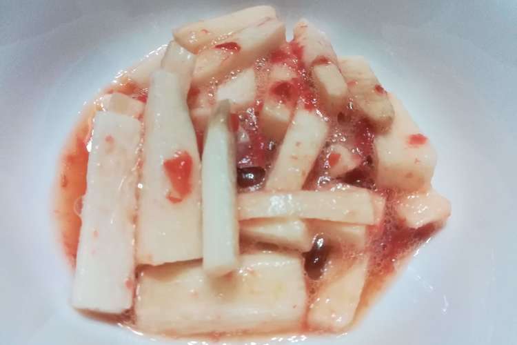 長芋の梅肉和え レシピ 作り方 By 秋野紅葉 クックパッド 簡単おいしいみんなのレシピが356万品