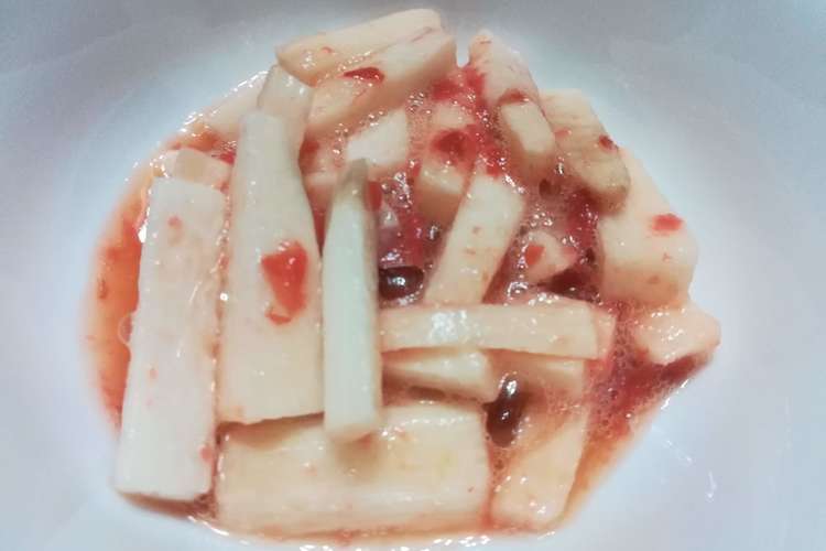 長芋の梅肉和え レシピ 作り方 By 秋野紅葉 クックパッド 簡単おいしいみんなのレシピが356万品