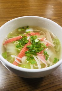 簡単！白菜の中華風ほっこりスープ