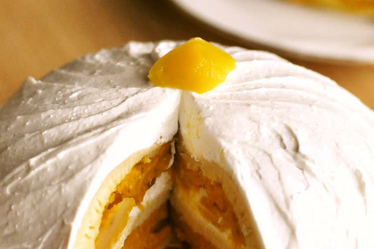 かぼちゃと栗のドーム型ケーキ レシピ 作り方 By Xxjujucookxx クックパッド