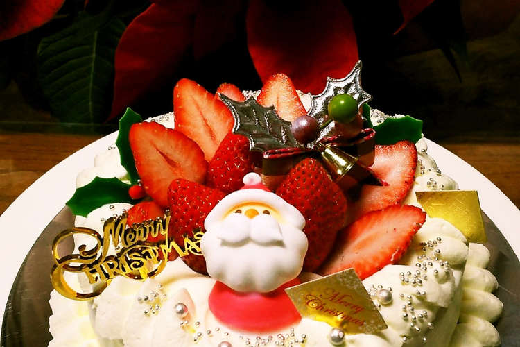 簡単イチゴのクリスマスケーキ レシピ 作り方 By ピンクナパージュ クックパッド