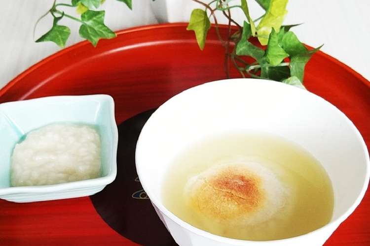 香ばしいお茶で頂く お餅甘酒 レシピ 作り方 By ぱふ クックパッド 簡単おいしいみんなのレシピが354万品