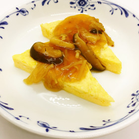 【病院】オムレツきのこソース【給食】