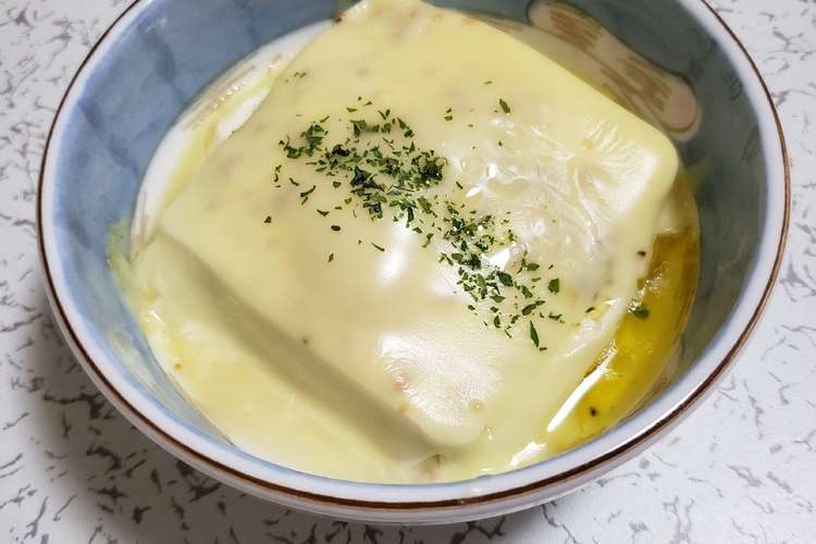 超簡単 レンチンだけチーズ豆腐 レシピ 作り方 By コフトン クックパッド