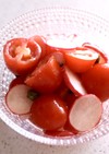 簡単紅白サラダ♪ラディッシュの塩麹あえ