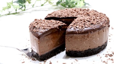 材料4つ生チョコチーズケーキの写真