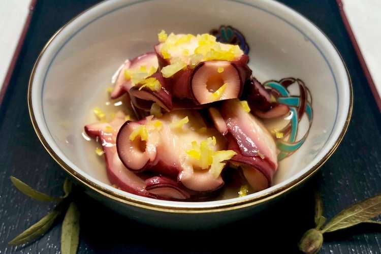 おせちに 柚子香る酢だこ レシピ 作り方 By お料理ニャロメ クックパッド 簡単おいしいみんなのレシピが362万品