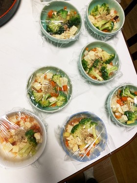 全てレンジごろごろ野菜肉なしチリ麻婆豆腐