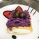 紫芋 モンブラン風ロールケーキチーズクリ