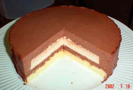 Mousse abricot - アプリコットとチョコレートのムースの画像