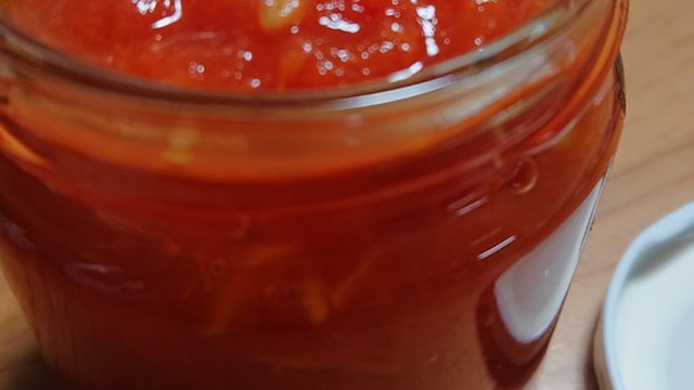 トマトジャム レシピ 作り方 By たちばな農園 クックパッド 簡単おいしいみんなのレシピが353万品