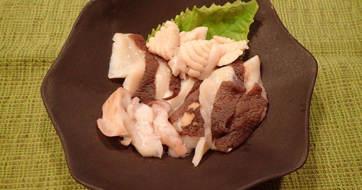 浜茹でマダコの頭の刺身 レシピ 作り方 By あおもりの肴 クックパッド 簡単おいしいみんなのレシピが378万品
