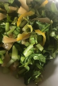 かぶと柚子の簡単サラダ