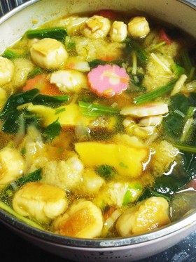 年末年始恒例の雑煮