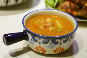 ケッチャプで*野菜たっぷりミネストローネ