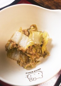 テキトー料理　白菜とツナ煮物
