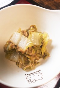 テキトー料理　白菜とツナ煮物