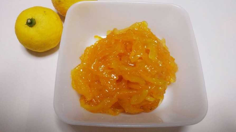 簡単♡果肉が美味しい自家製柚子ジャムの画像
