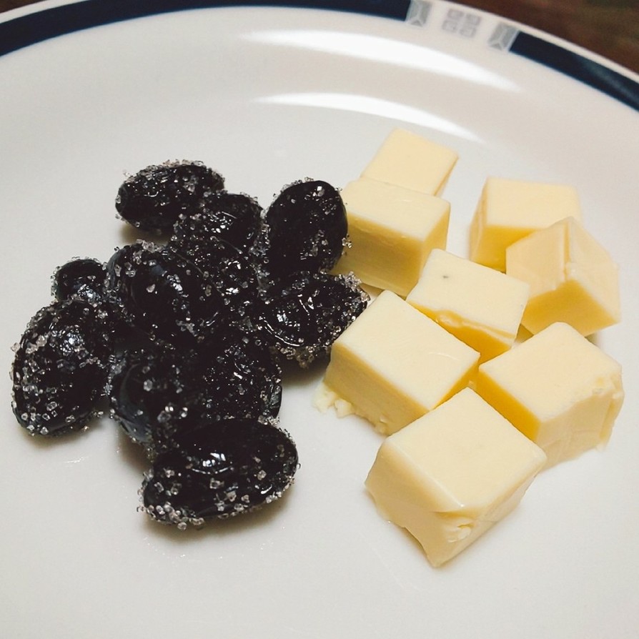 甘納豆☆チーズ おつまみの画像