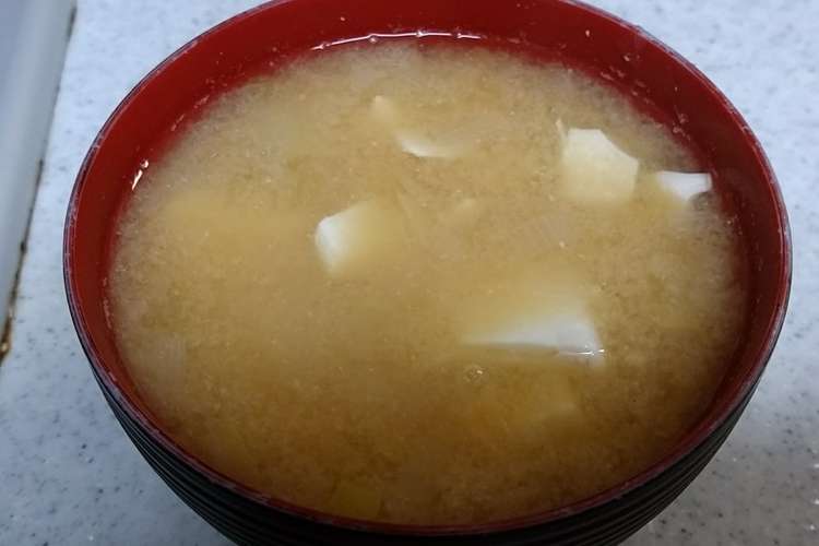 ジャガイモとネギと豆腐の味噌汁 レシピ 作り方 By Akicara クックパッド