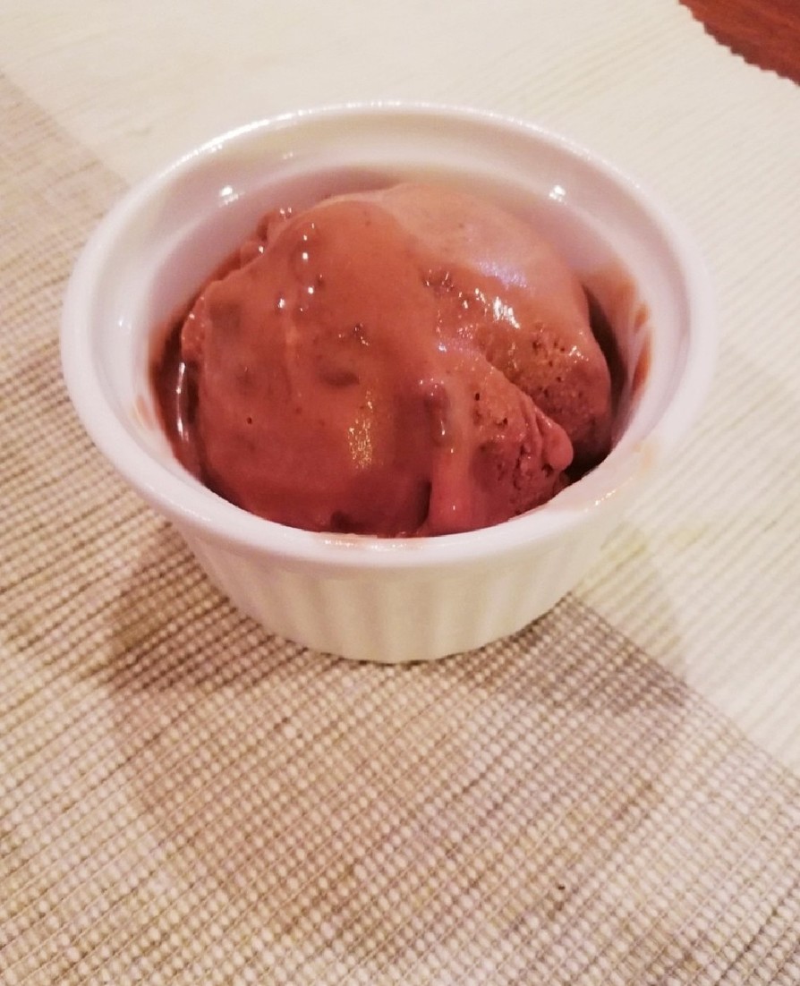 濃厚*簡単*チョコアイスクリームの画像