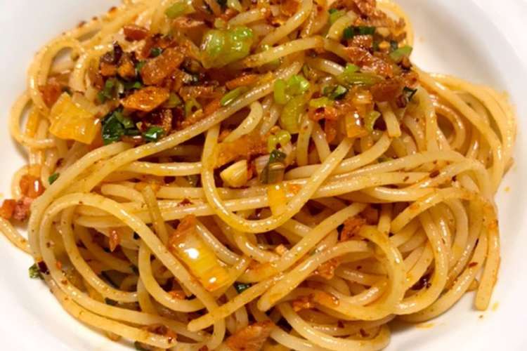 俺たちのおかずラー油パスタ レシピ 作り方 By おきくキッチン クックパッド 簡単おいしいみんなのレシピが352万品