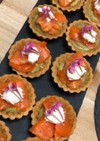 スモークサーモンとアボカドのタルト