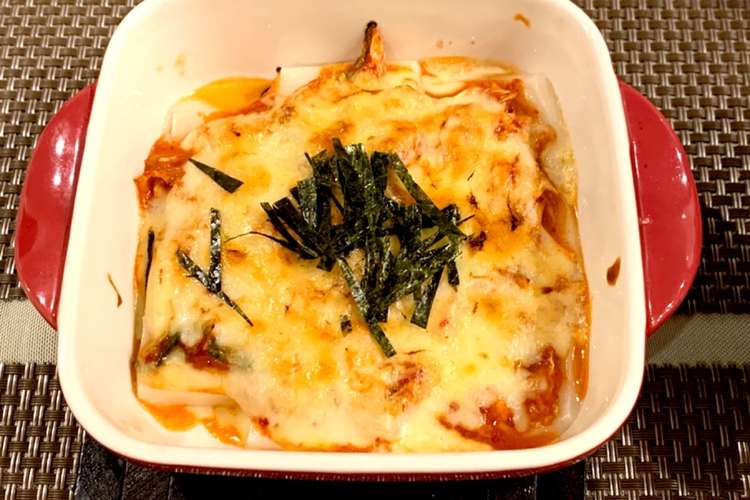 余ったお餅で簡単おつまみ 餅キムチーズ レシピ 作り方 By 管理栄養士tomo クックパッド 簡単おいしいみんなのレシピが350万品