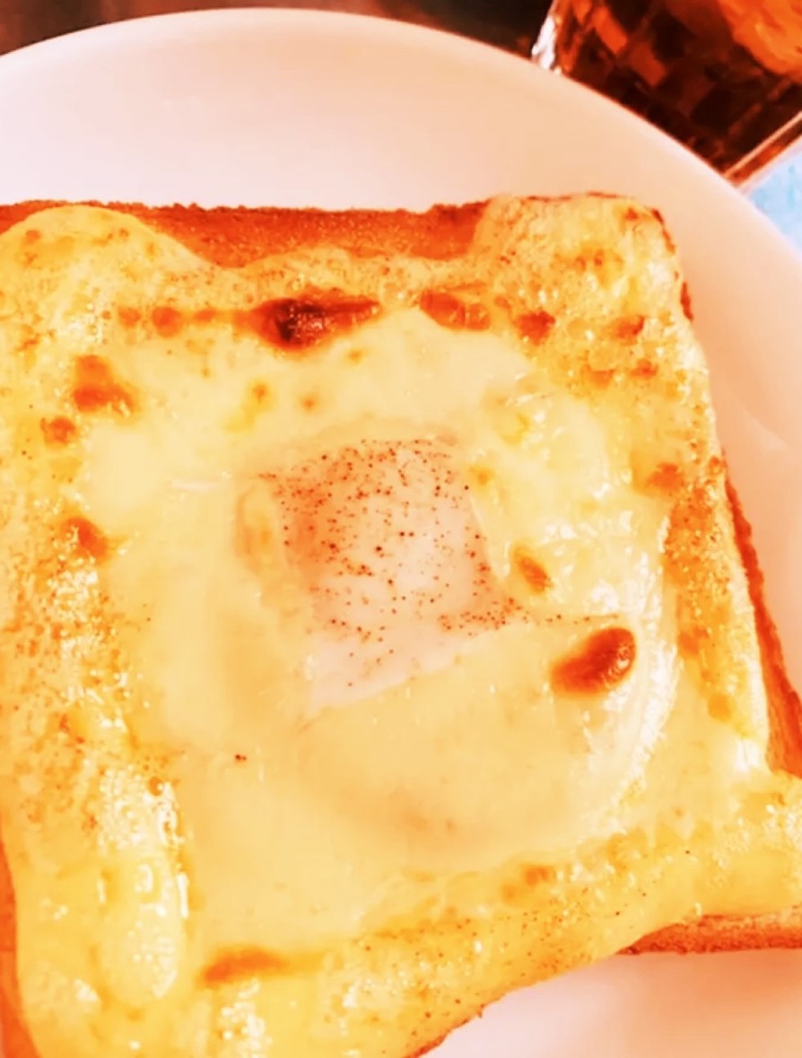 食パンで簡単マヨたまトーストの画像