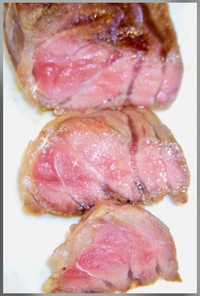 ハンバーグ職人の松阪牛のスネ肉のステーキ