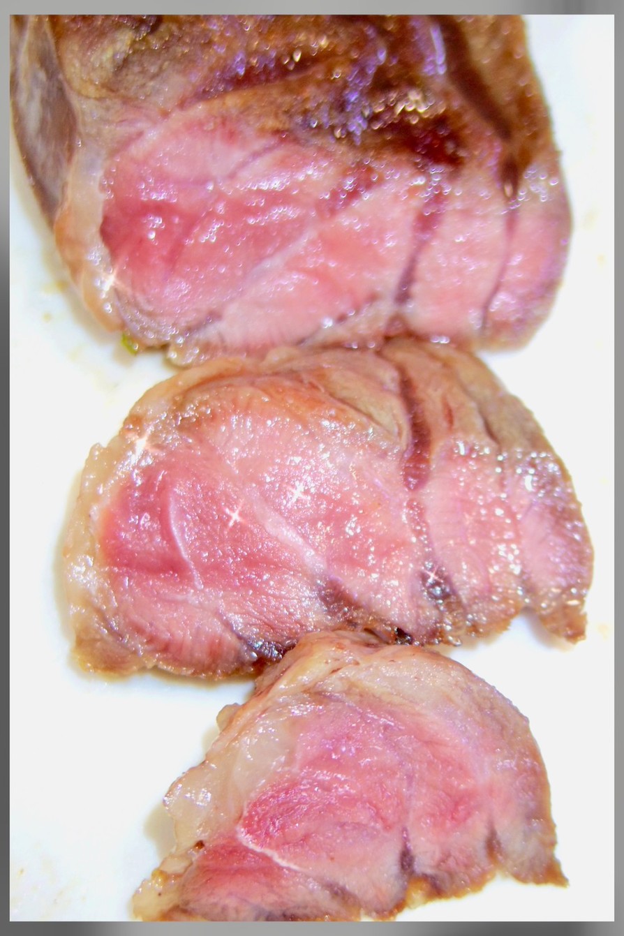 ハンバーグ職人の松阪牛のスネ肉のステーキの画像