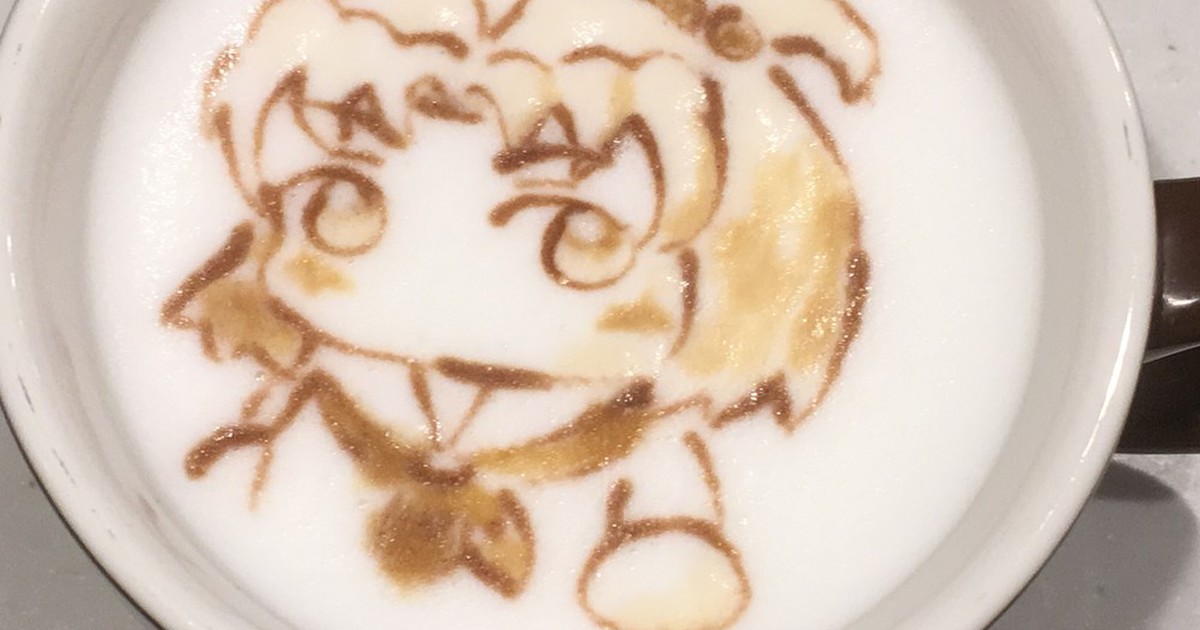 チョコソースで簡単ラテアートのカフェラテ レシピ 作り方 By クワトロボリビアーノ クックパッド