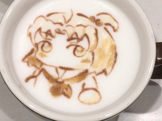 チョコソースで簡単ラテアートのカフェラテ レシピ 作り方 By クワトロボリビアーノ クックパッド 簡単おいしいみんなのレシピが350万品