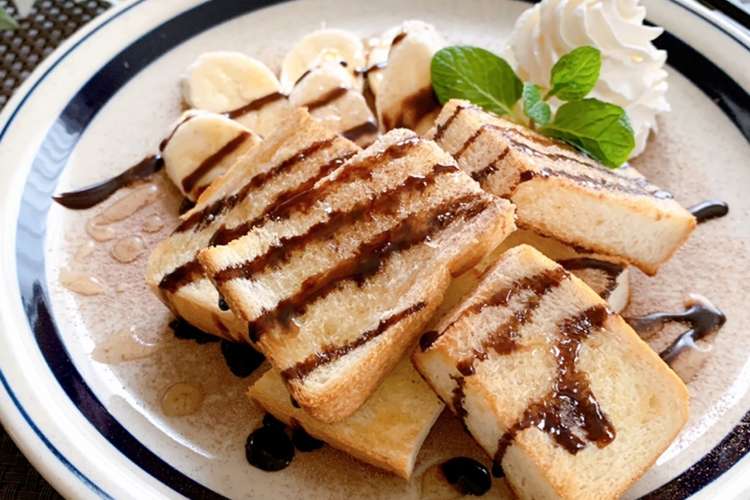 ホイップクリーム消費 簡単チョコトースト レシピ 作り方 By とまぷり クックパッド 簡単おいしいみんなのレシピが360万品