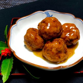 豆腐入り*鶏ひき肉団子の甘酢あん