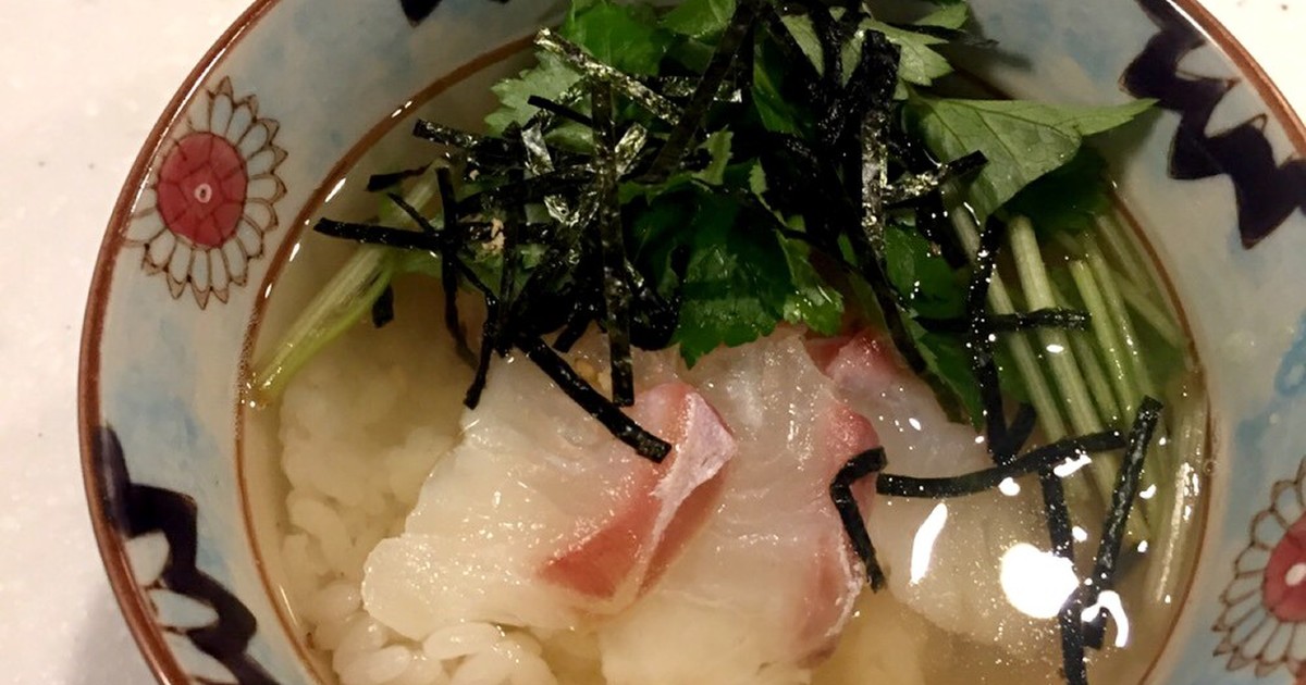 愛媛風鯛めし 出汁茶漬け レシピ 作り方 By あめにゃん クックパッド 簡単おいしいみんなのレシピが359万品