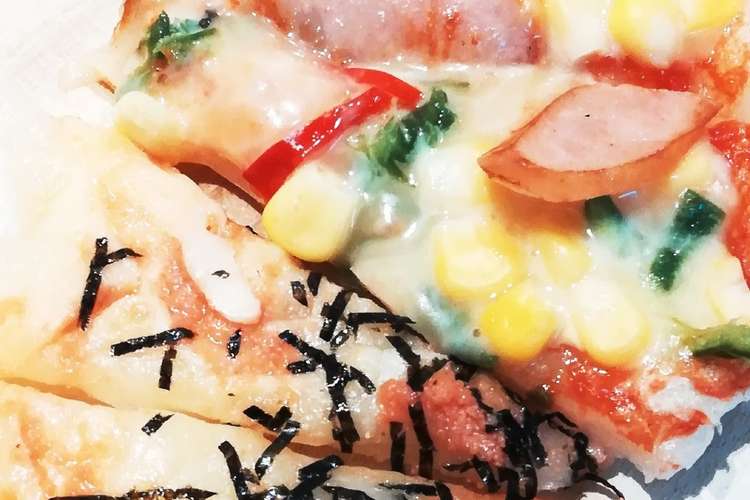 簡単 大満足 のびーるお餅ピザ レシピ 作り方 By ここあひママ クックパッド 簡単おいしいみんなのレシピが357万品