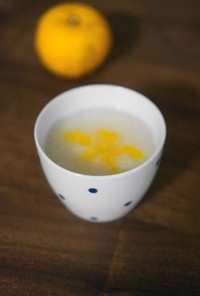 柚子の甘酒レモネード
