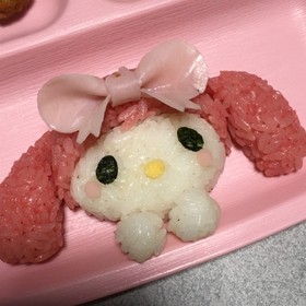 マイメロ★おにぎり キャラ弁に♡
