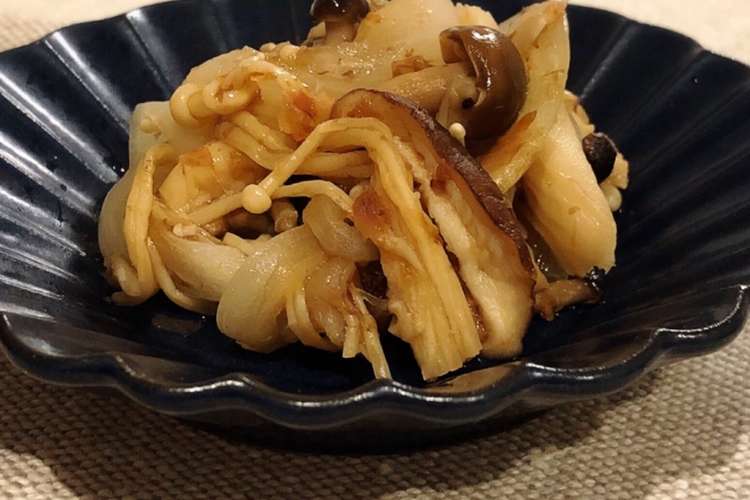 レンチンだけ簡単 きのこと玉ねぎのお浸し レシピ 作り方 By Kiri クックパッド 簡単おいしいみんなのレシピが352万品